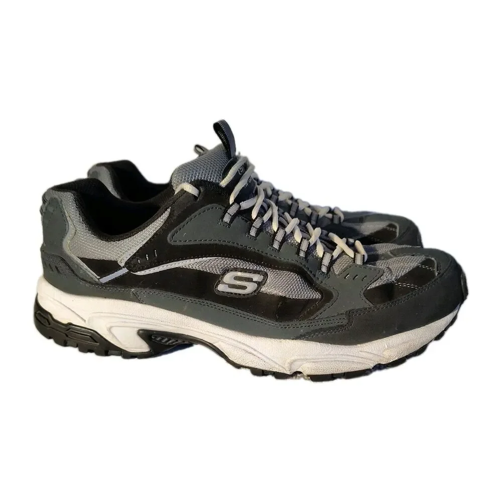 Skechers Stamina Nuovo Men's Size 15 Wide Leather Walking Casual Sneakers 50988
